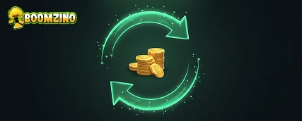 Schermata bonus di benvenuto Boomzino Casino